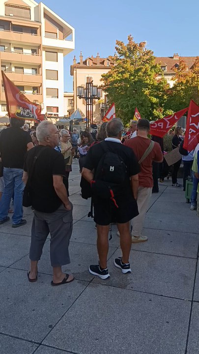 manif Thonon les bains 18 septembre