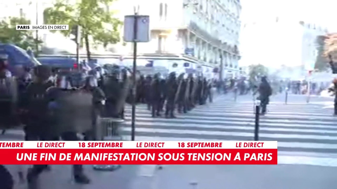 Grève du 18 septembre : les derniers chiffres des manifestants, interpellations, à 18h