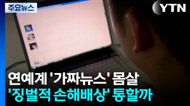 연예계 '가짜뉴스' 몸살...'징벌적 손해배상' 통할까? / YTN