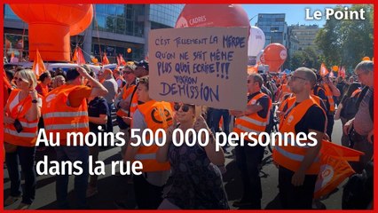 Manifestations du 18 septembre : au moins 500 000 personnes dans la rue