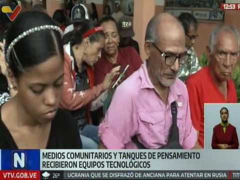 Medios comunales y Tanques del Pensamiento del estado La Guaira recibieron equipamiento tecnológico
