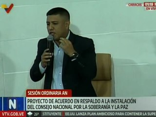 Vpdte. AN Pedro Infante: Este proyecto tiene como objetivo unir al venezolano para preservar la paz