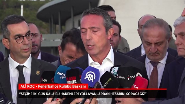 Ali Koç ve yöneticiler TFF'ye gitti! Toplantı sonrası ilk açıklama geldi: Hayrete düştük
