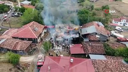 Alevlere teslim olan iki katlı konak kullanılamaz hale geldi