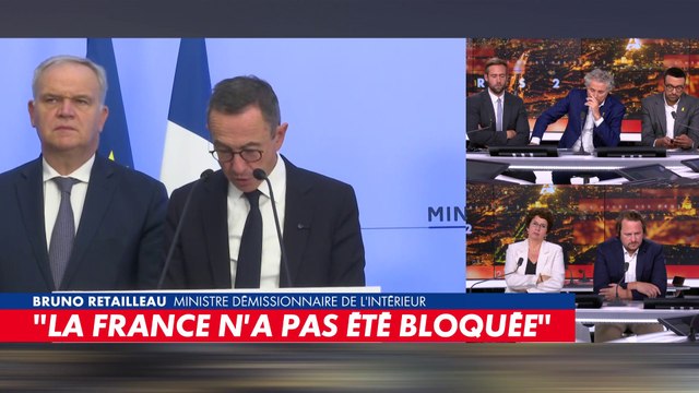 Bruno Retailleau annonce, pour le moment, 309 interpellations et 134 gardes à vue.