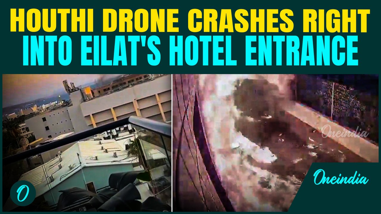 VIDEO: Houthi Drone CRASHES Into Hotel in Eilat | IDF Confirms Strike From East | Civilians in Shock