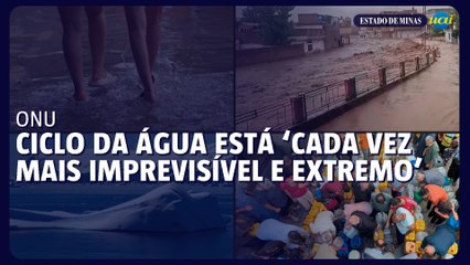 ONU: ciclo da água está ‘cada vez mais imprevisível e extremo’