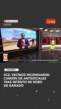 SCZ: vecinos incendiaron camión de antisociales tras intento de robo de ganado