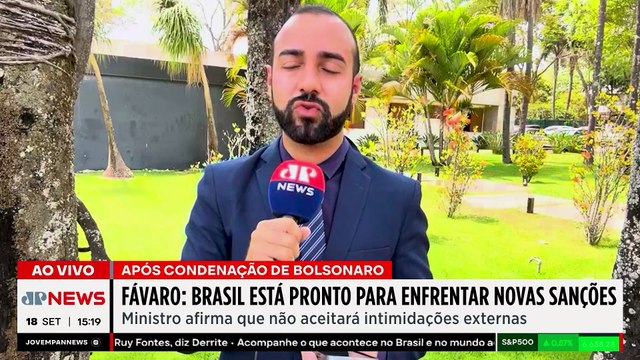 Ministro da Agricultura diz que Brasil está preparado para novas sanções dos EUA | TEMPO REAL