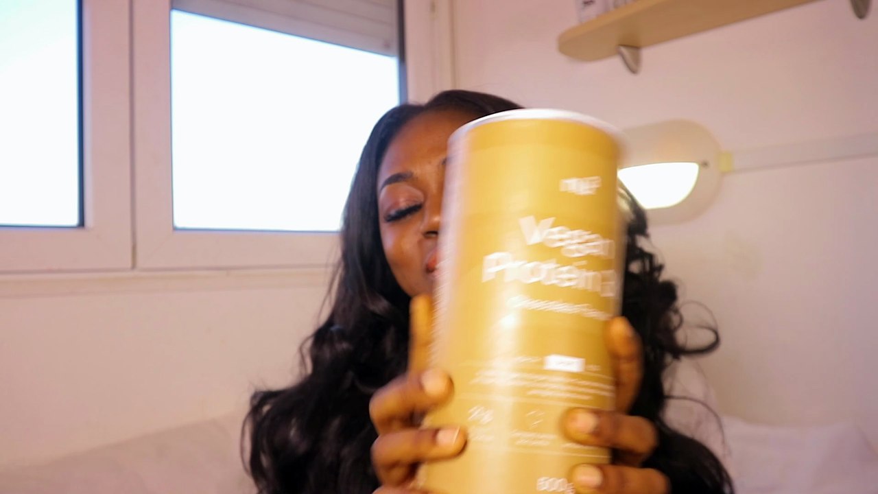 the protein shake and sugar