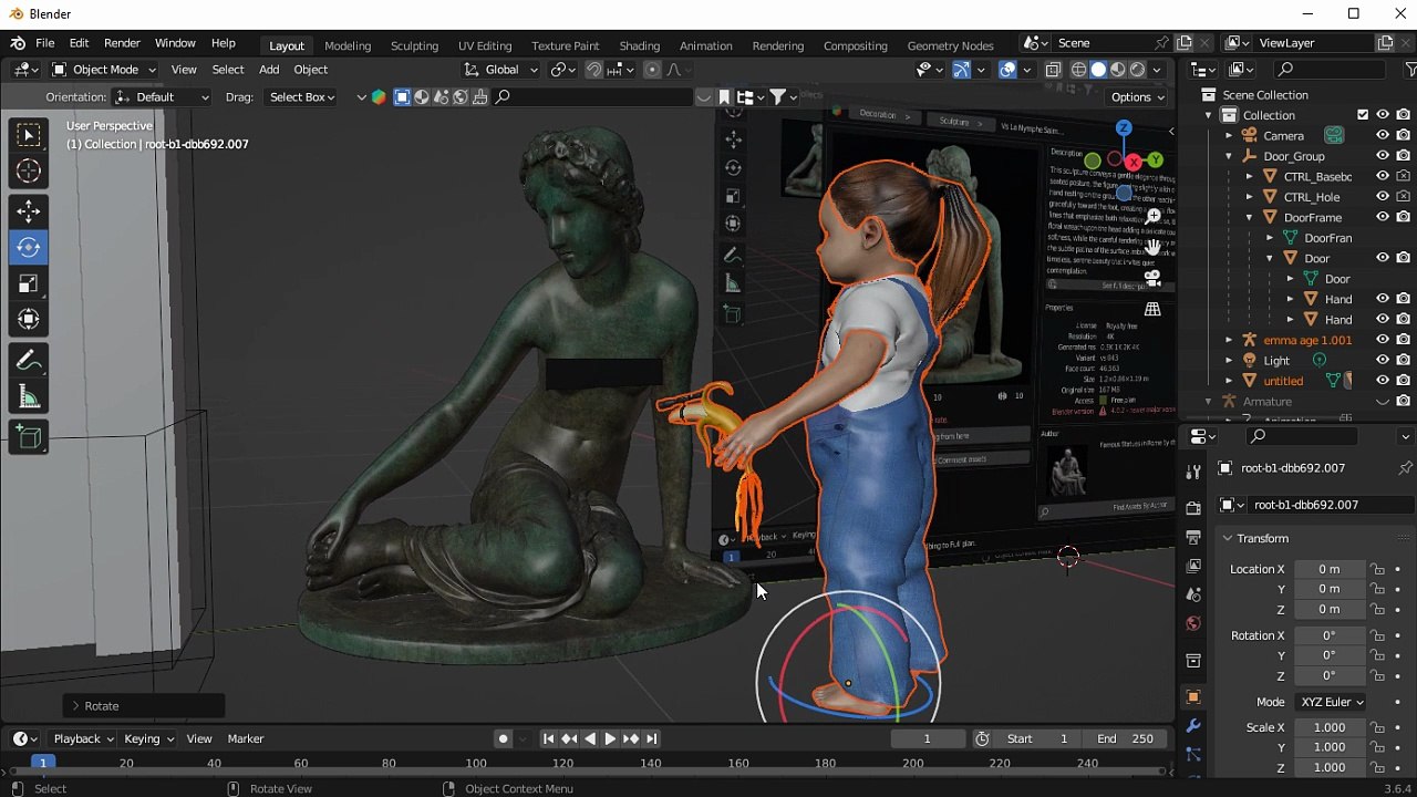 blender 4 sculpture by author dadadesign Statues or sculpture 01