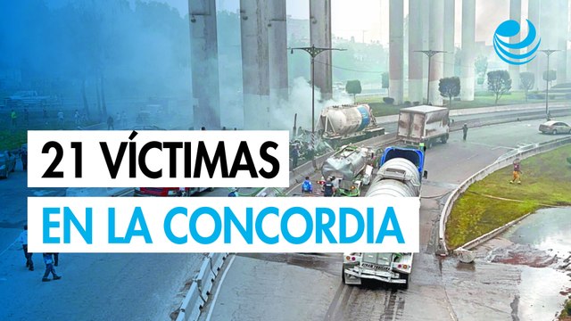 Explosión en puente de La Concordia asciende a 21 la cifra de fallecidos