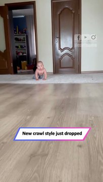 Toddler’s Weird Crawling Style Is Both Adorable and Hilarious|| Heartsome 💖