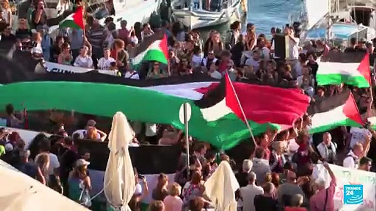 Flotilla Global Sumud navega hacia Gaza con Mandla Mandela a bordo