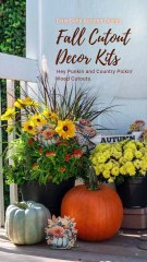 Autumn Themed Wood Cutout Designs | Fall-Inspired Porch Makeover