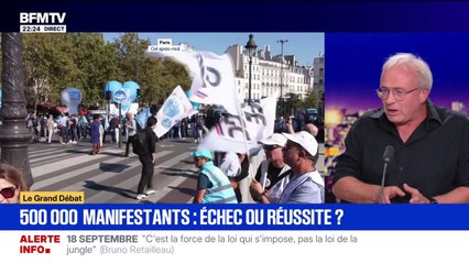 18 septembre: "Non, je ne dirai pas merci aux forces de l'ordre", assure Jean-Pierre Mercier, délégué Sud Stellantis à Poissy