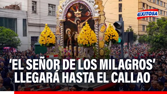 'Señor de Los Milagros' llegará hasta el Callao: Conoce el recorrido extraordinario de la sagrada imagen