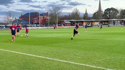 Sandhurst 2025 BFNL grand final week training.