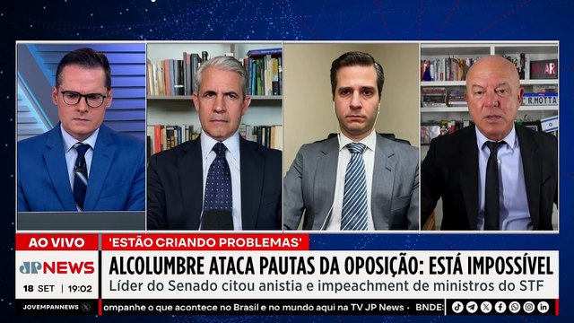 Davi Alcolumbre ataca pautas da oposição e afirma que situação ‘está impossível