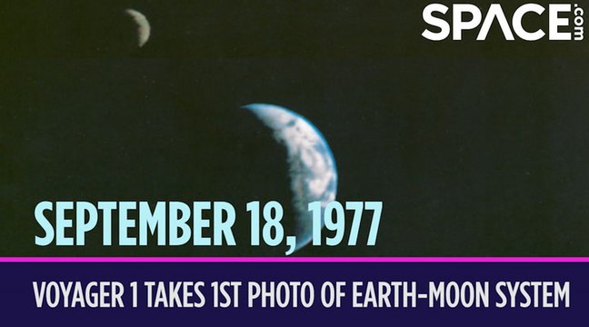 OTD in Space - September 18: Voyager 1 Takes 1st Photo of Earth-Moon System