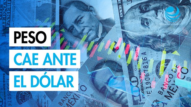 Peso mexicano pierde terreno frente al dólar y rompe su racha ganadora