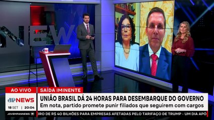 União Brasil dá 24h para ministros deixarem o governo Lula; especialistas repercutem