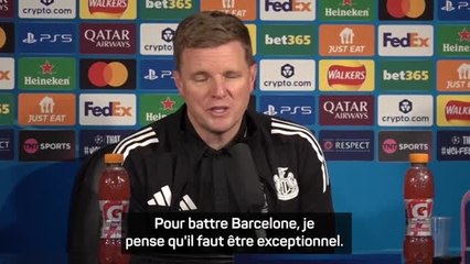 Newcastle - Howe : "Pour battre Barcelone, il fallait une performance exceptionnelle"