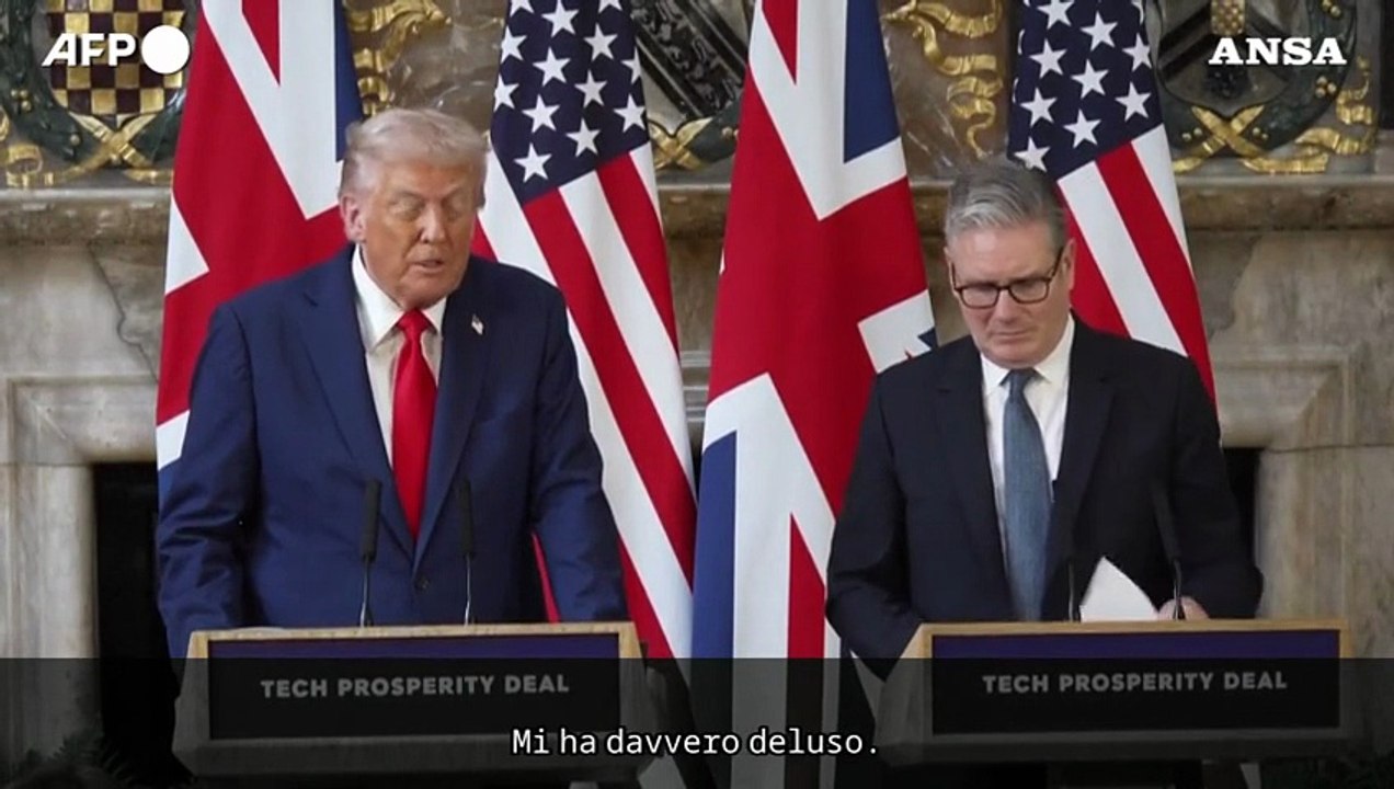 Trump: "Putin mi ha deluso, pensavo il nostro rapporto facilitasse la pace in Ucraina"