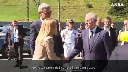 Meloni, Il tunnel del Brennero un'opera monumentale