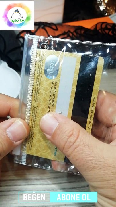 Toka Ambalajını Kart Koruyucu Yaptım..