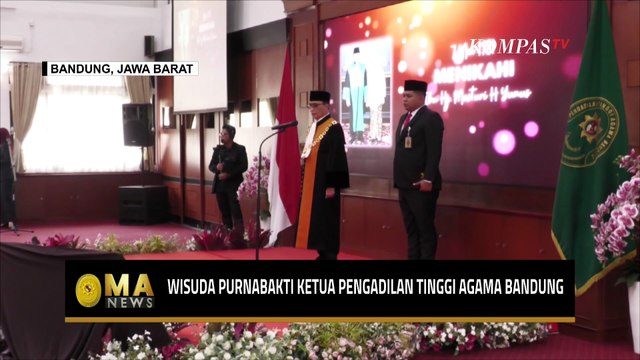 Momen Wisuda Purnabakti Ketua Pengadilan Tinggi Agama Bandung|MA NEWS