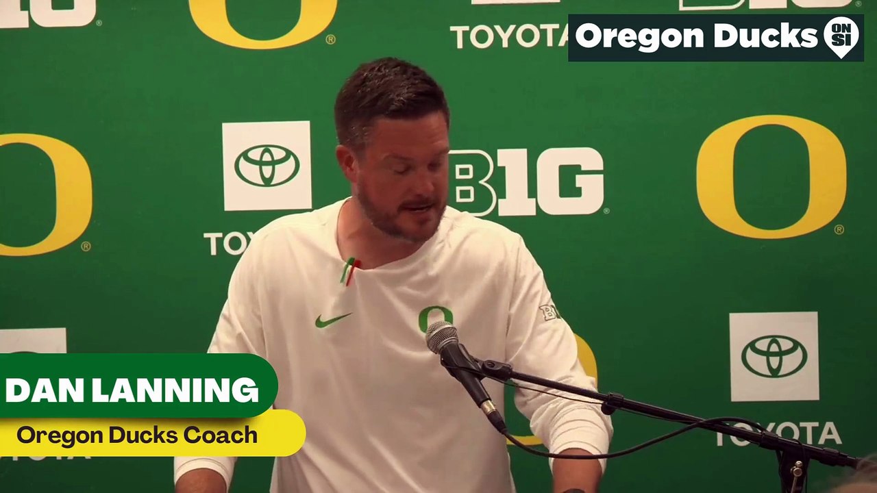 Oregon Ducks Coach Dan Lanning discusses how important the turnover margin is