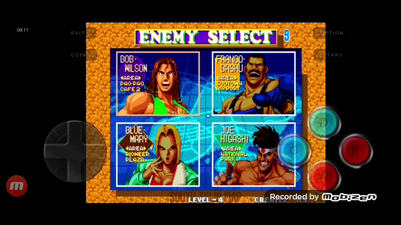 Fatal Fury 3 Sokaku Mochizuki vs Franco Bash fala de vitória do Franco Bash em português parte 1