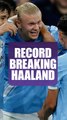 Erling Haaland's record breaking 50th UCL goal! #shorts #ManchesterCity #ChampionsLeague