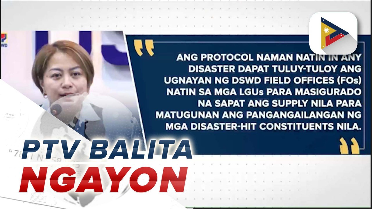 DSWD, nakaalerto dahil sa bagyo; mga family food packs, naka-preposition na