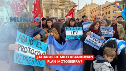 ¿Aliados de Milei abandonan Plan Motosierra? EL MUNDO DESDE EL SUR 18-09-2025