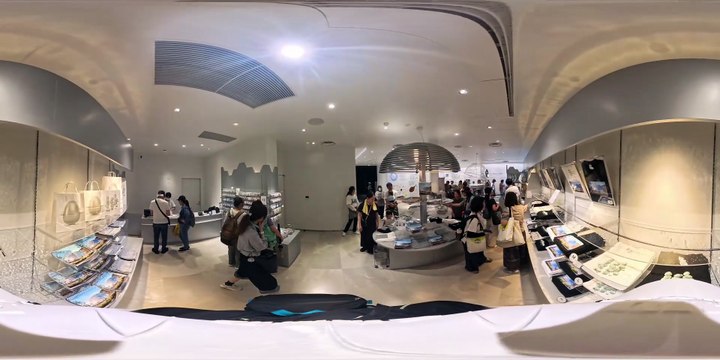 電力館には入れなかったけど…出口お土産ショップを360°カメラで体験【大阪・関西万博】　I couldn't enter the Electric Power Pavilion, but I experienced the souvenir shop at the exit with a 360° camera [Osaka Kansai Expo]