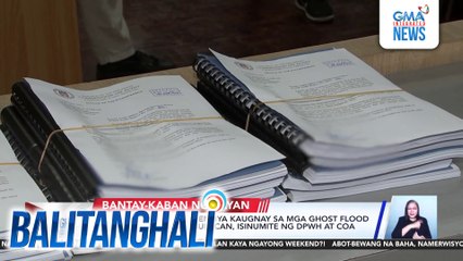 Mga panibagong ebidensiya kaugnay sa mga ghost flood control project sa Bulacan, isinumite ng DPWH at COA sa Ombudsman | Balitanghali