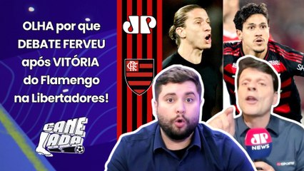 ESQUENTOU! "ME DESCULPA, mas ISSO NÃO COLA MAIS!!! O FLAMENGO..." DEBATE FERVE! | 2x1 no Estudiantes