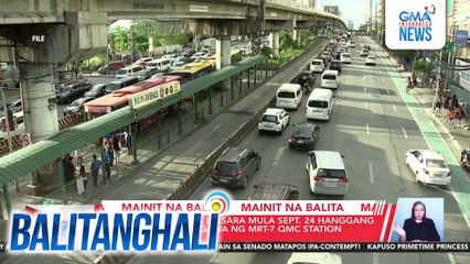 DOTr - North Avenue, isasara mula Sept. 24 hanggang Nov. 30 para sa paggawa ng MRT-7 QMC Station pedestrian tunnel | Balitanghali