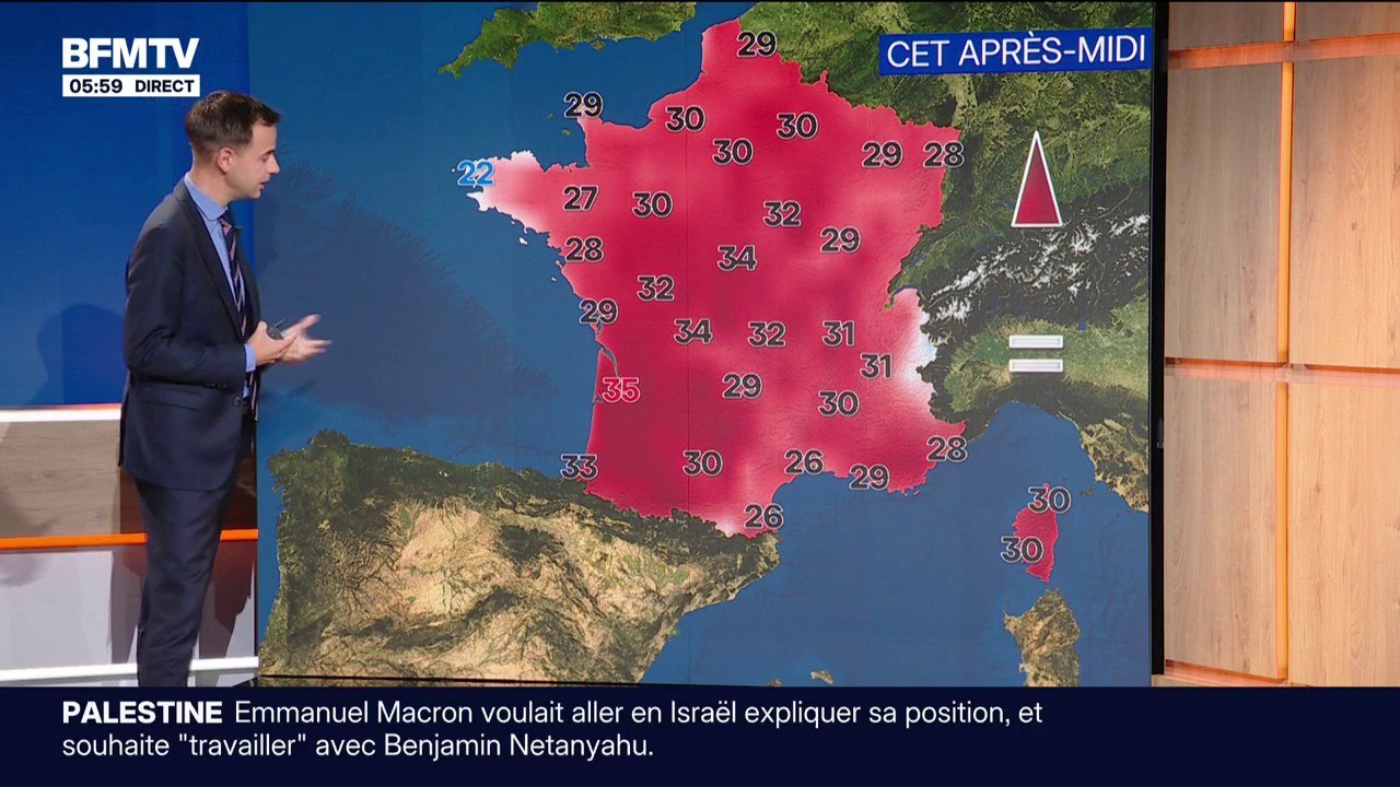 Un temps très ensoleillé sur l'ensemble de la France et des températures élevées cet après-midi, voici la météo de vendredi 19 septembre