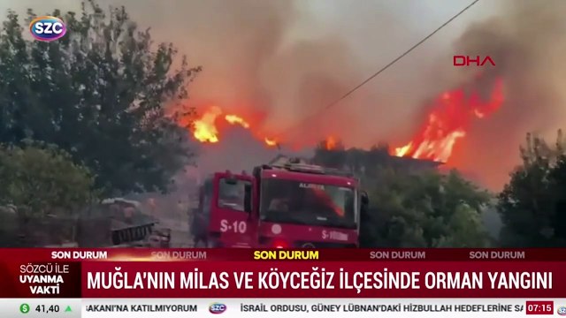 Alanya'da orman yangını: Bazı evler boşaltıldı