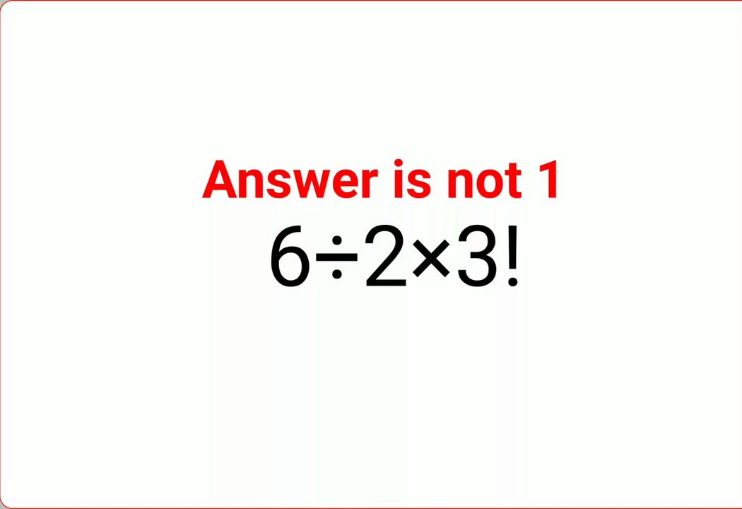 6÷2×3! The answer is not 1. Many got it wrong!  Ukraine Math Test #math #percentages #ukraine