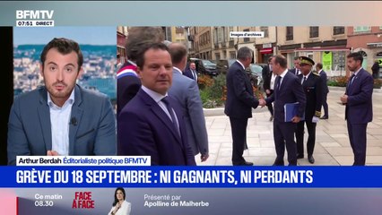 SIGNÉ BFM - Manifestation du 18 septembre: "Match nul et balle au centre"