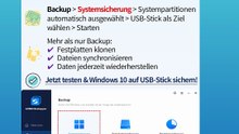 🔒 Windows 10 auf USB-Stick sichern – einfache Lösung bei Bluescreen! 💻
