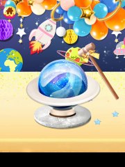 🦄✨ Unicorn Bakery Chef: Planet Cake