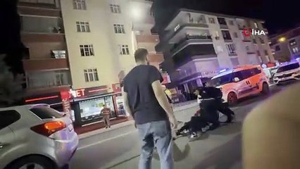 Aksaray’da trafik kazası sonrası kavga çıktı 5 gözaltı