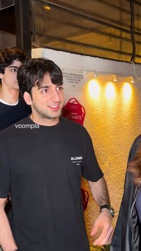 hridaan ziddan and aariz finally get to head home after congregating with the fam at a bandra joint. sussanne khan zayed khan malaika parekh