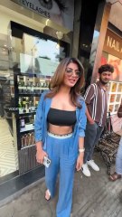 selfies after the salon sesh. akanksha puri rolls out and about in andheri