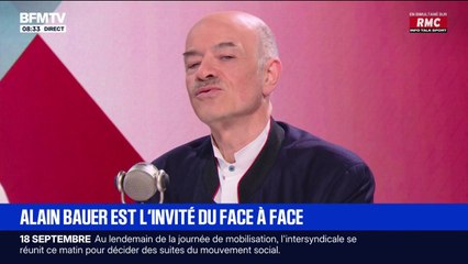 Grève du 18 septembre: “La mutation des méthodes de gestion des manifestations par la police (...) amène à être davantage dans le contact, dans l’anticipation, dans la prévention et la prévision”, commente Alain Bauer, professeur de criminologie